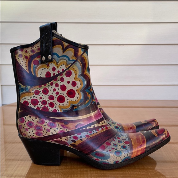 Nomad Yippy Rubber Rain Boots Womens Size 8 - Picture 2 of 12